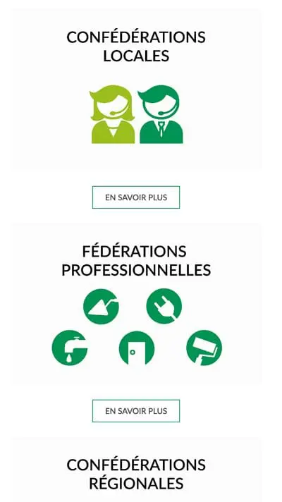 Confédération Construction Projet - Agence OUI Are Web UX Design CX Neuromarketing CRO