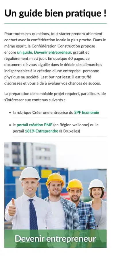 Confédération Construction Projet - Agence OUI Are Web UX Design CX Neuromarketing CRO