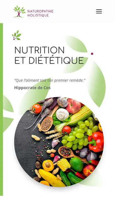 Naturopathie Neele Dehoux Projet - Agence OUI Are Web UX Design CX Neuromarketing CRO