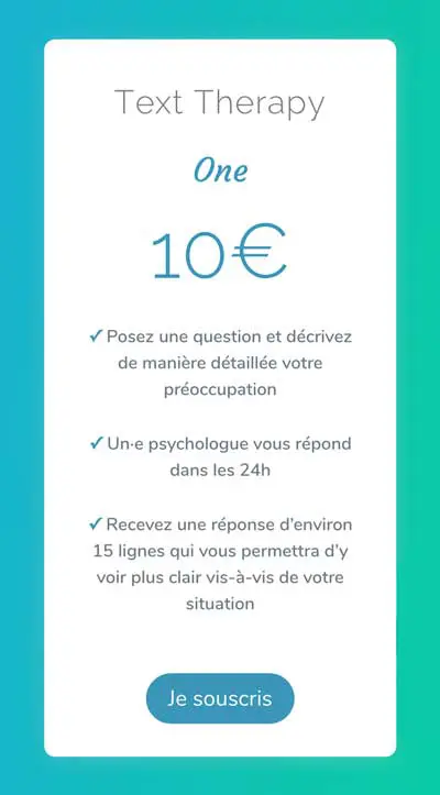 Text My Psy Projet - Agence OUI Are Web UX Design CX Neuromarketing CRO