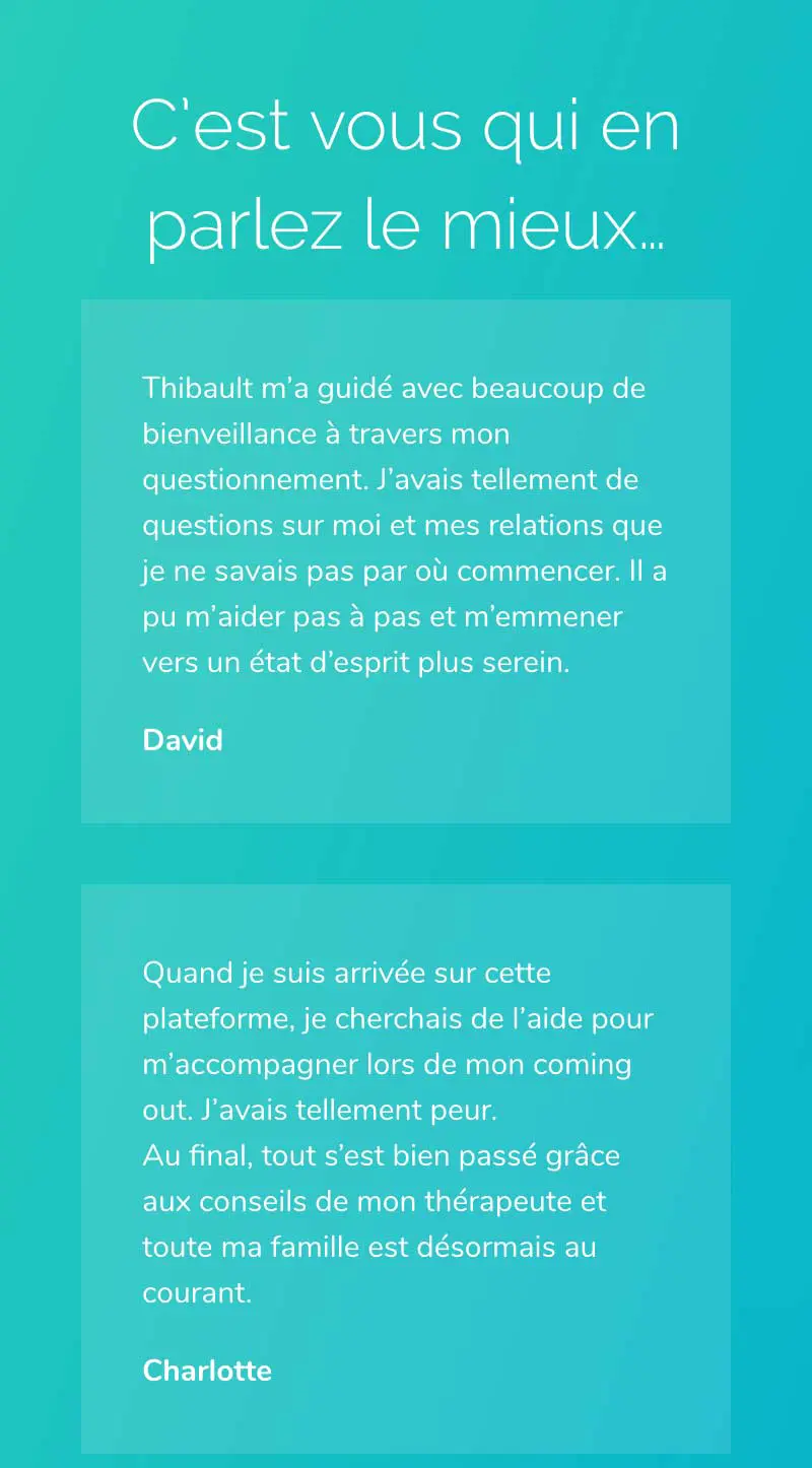 Text My Psy Projet - Agence OUI Are Web UX Design CX Neuromarketing CRO