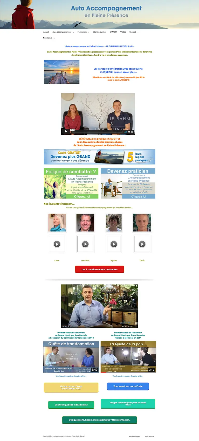 Institut d'Auto-Accompagnement - Agence OUI Are Web UX Design CX Neuromarketing CRO