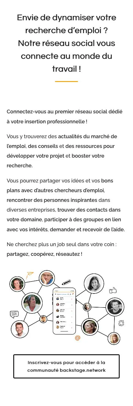 Backstage.Network projet - Agence OUI Are Web UX Design CX Neuromarketing CRO
