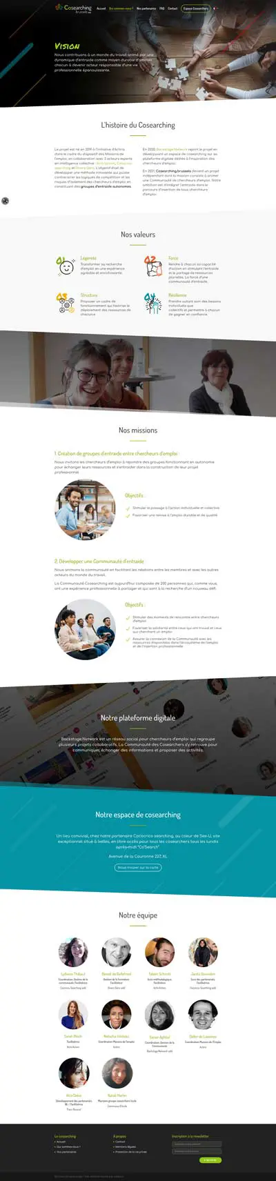 Cosearching projet - Agence OUI Are Web UX Design CX Neuromarketing CRO